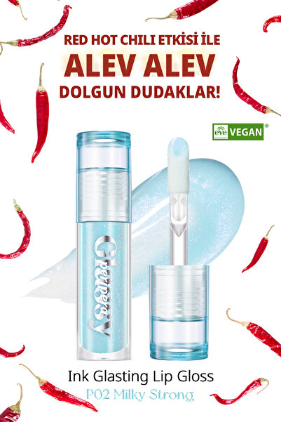 PERIPERA Mavi Simli Dudak Dolgunlaştırıcı Gloss Ink Glasting Lip Gloss (P02 M...