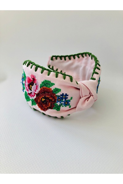LiewensStyle Hand-Embroidered Bohemia Crown with Canvas Embroidery