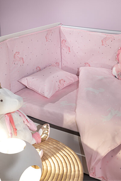 Saint Clair Σετ βρεφικών σεντονιών 3 τεμαχίων Πίντο Πίνκι