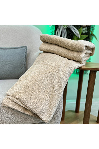 esnature Wellsoft Peluş Polar Tüylenmez Dört Mevsim Tek Kişilik Kafe Televizyon Battaniyesi 140x190