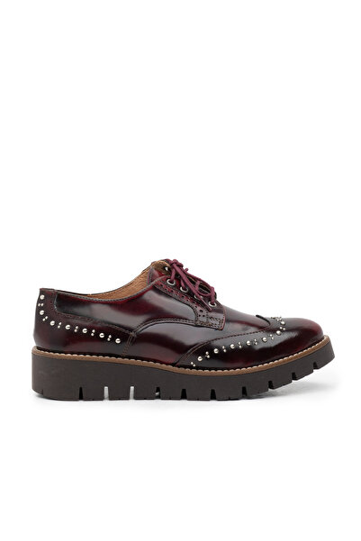 UrbanShoes Pantofi casual dama din piele naturala,Leofex - 096 maro florantic