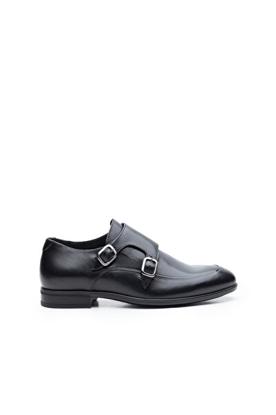 UrbanShoes Pantofi eleganti barbati, cu catarame din piele naturala, Leofex -...