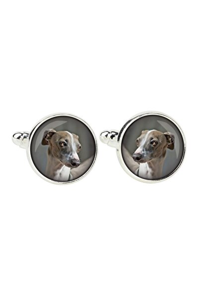 Art - Dog Italian Greyhound - cufflinks, a shirt accessory, a shirt pendant f...