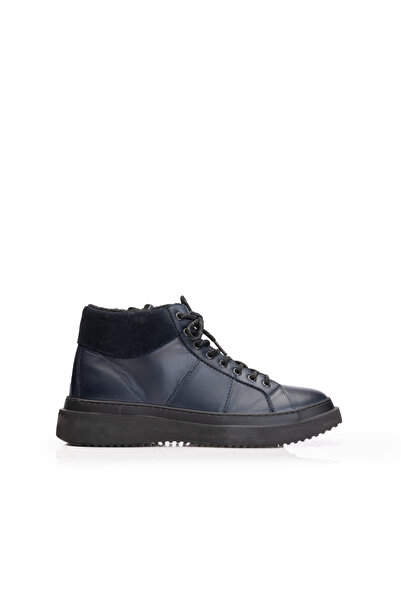 UrbanShoes Men's Genuine Leather boots, Leofex - 989-2 Blue Box