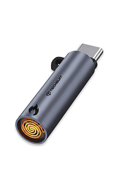 Techsuit Mini Brichetă SmokeX (ML1) - Type-C, 6W, Aliaj de aluminiu, Portabil...