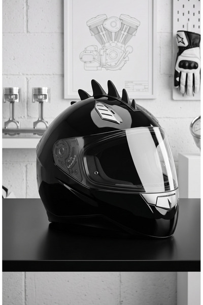 3dfabrick Timsah sırtı Kask Dış Aksesuarı