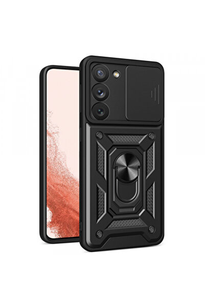 Techsuit Калъф за Samsung Galaxy S23+ S916, Techsuit, Camshield, Черен