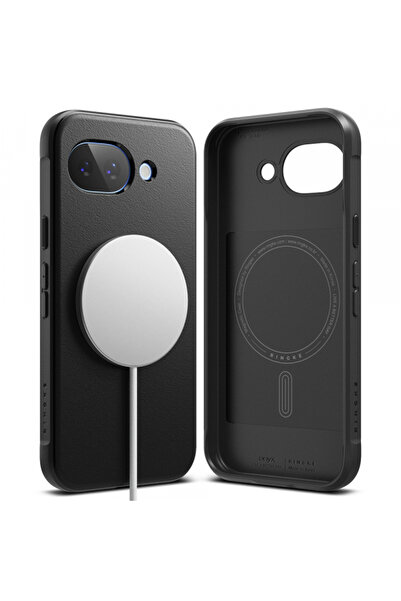 Stef's Cat Husa MagSafe pentru Google Pixel 10a, Stef's Cat, Onyx, Neagra