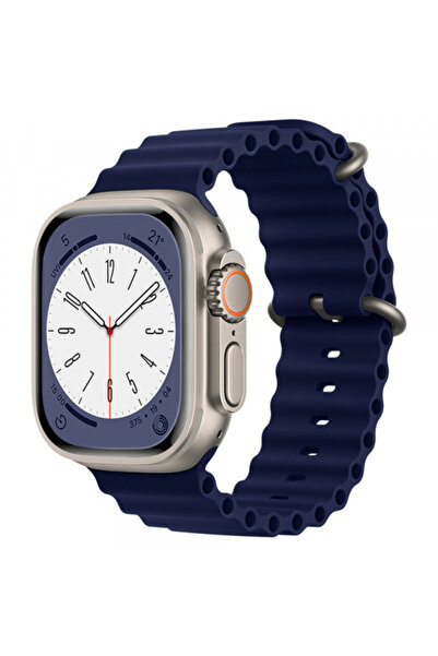 Techsuit Curea W038 pentru Apple Watch Seria 42mm/ 41mm/ 40mm/ 38mm, Albastru...