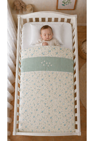 Motif Mağaza %100 Pamuk Saten Bebek Nevresim Seti 100x130 Nevresim 40x60 Yast...