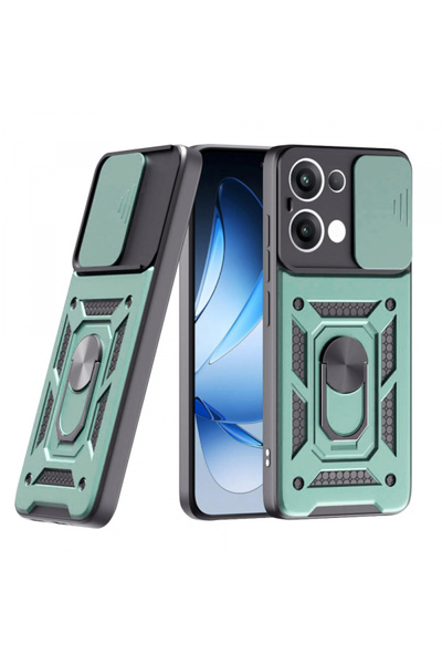 Techsuit Case for Oppo Reno13, Techsuit, CamShield, Green