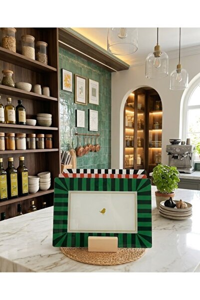 MEGY HOME 25x35 Cam Kesme Tahtası/ Sunumluk/Dekoratif Silikon Kaymaz Altlıklı...