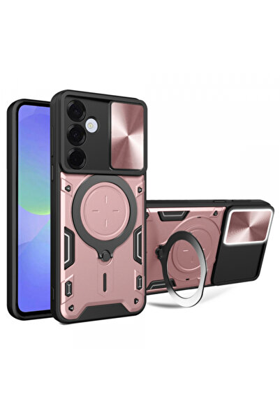 Techsuit Husa pentru Samsung Galaxy A37 5G, Techsuit, CamGuard Pro, Roz Aurie