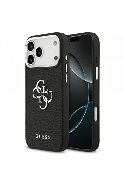 Stef's Cat Θήκη για Apple iPhone 17 Pro, Guess, 4G με ανάγλυφη υφή και μεγάλο...