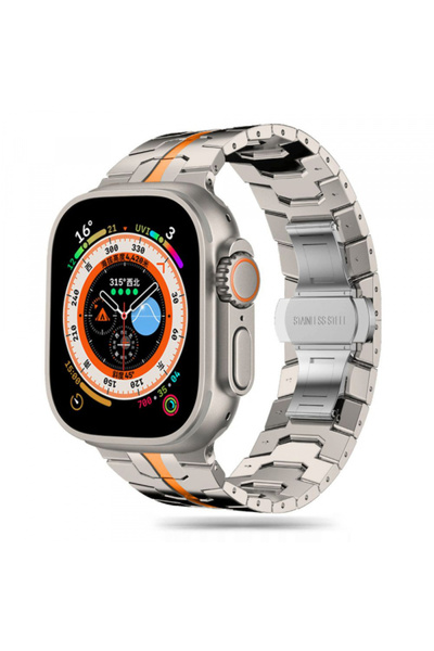 Techsuit Curea W063 pentru Apple Watch 49mm/ 46mm/ 45mm/ 44mm/ 42mm Seria, Po...