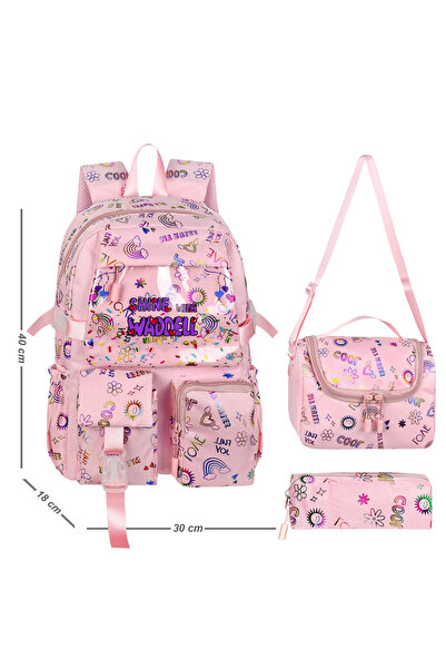 barberri Σακίδιο πλάτης με μοτίβο από ύφασμα twill κορεατικής ποιότητας Kawai...