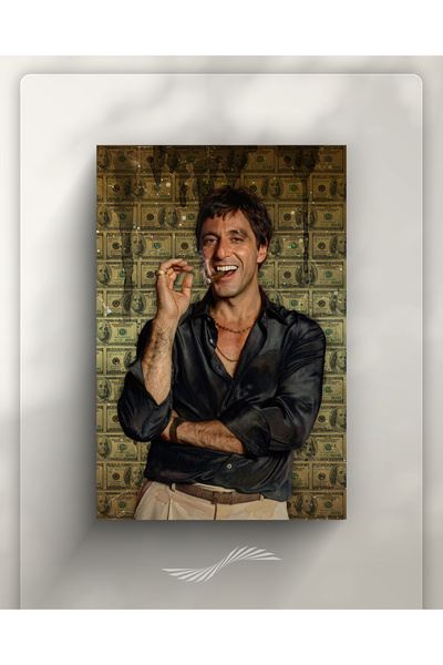 yzcstore Scarface | İkonik Tony Montana Kanvas Tablosu | Al Pacino Duvar Tablosu