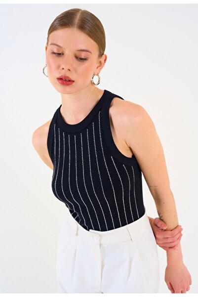 QUE STYLE Κάθετος Αθλητής με Πέτρες