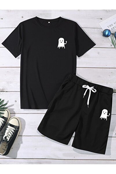 bellanova Silatrend Unisex Oversize Shorts Set Short Sleeve T-Shirt Comfortab...