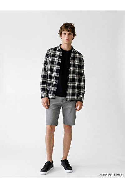 LC Waikiki Super Skinny Fit Men's Denim Shorts