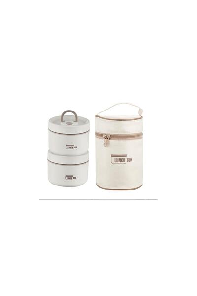 Gülay AVM صندوق غداء حراري من الفولاذ المقاوم للصدأ، مجموعة من قطعتين معزولة ...