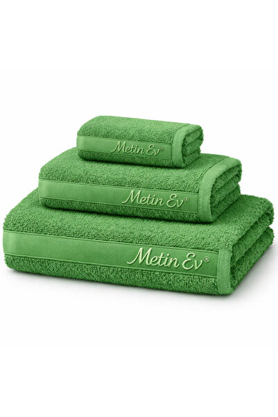 METİNEV Metin Ev ®   100% Cotton 3-Piece Towel Set – Bath + Face + Hand Towel...