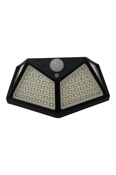 E-ANAMAG Μίνι ηλιακό φωτιστικό τοίχου 100 LED, 600 lm, γωνία 120 μοιρών, 5.5 ...