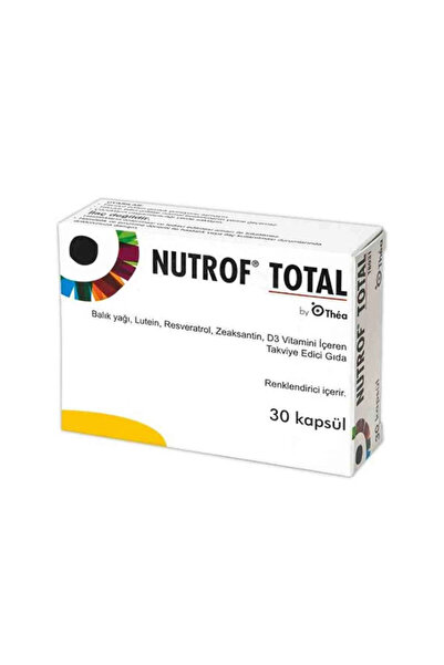 Tab İlaç Nutrof Total Vitamin ve Mineral Takviye Edici Gıda 30 Kapsül