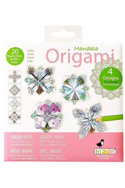 Fridolin Origami Fridolin, coloring mandala