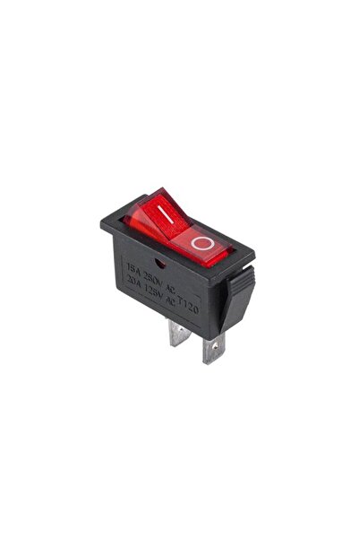 Stef's Cat Întrerupător IRS ingust on-off roșu 2 contacte 220V-10A