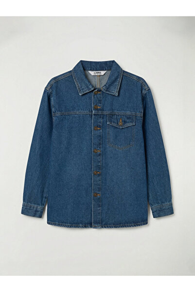 LC Waikiki Cămașă din denim cu mânecă lungă pentru băieți