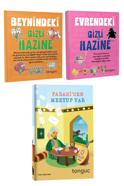 Tonguç Yayınları Beynindeki Gizli Hazine+Evrendeki Gizli Hazine+Farabi'den Me...