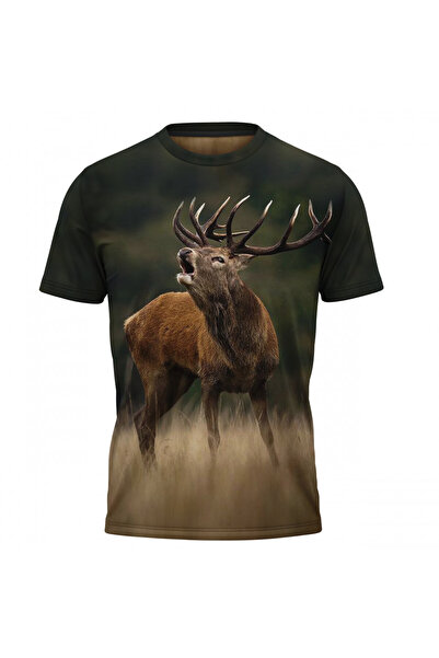 OEM Tricou barbati Cerb , maneca scurta multicolor F009