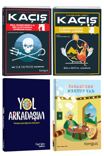 Tonguç Yayınları Kaçış:Sea Shepherd'la Kurtarma Operasyonu+Kleopatranın Yardı...