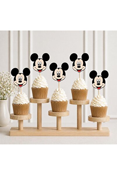 Partiden Mickey Mouse Teması Kürdan 8 Adet