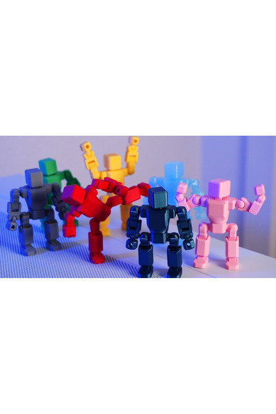 TaneStore Eklemli Robot Figür 3D Baskı Hareketli Mecha Stres Oyuncağı - Hediy...