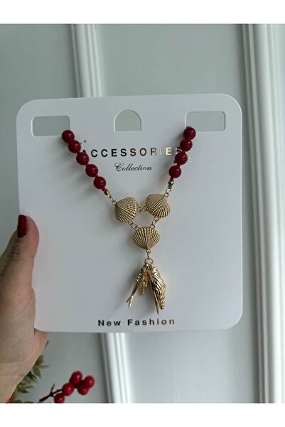 My Joyas Design ZR Model Mercan Boncuk & Balıklar Kolye