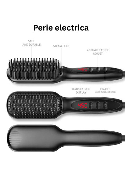 Onlinecom Storetail Offers Electric hair and beard straightening brush, profe...