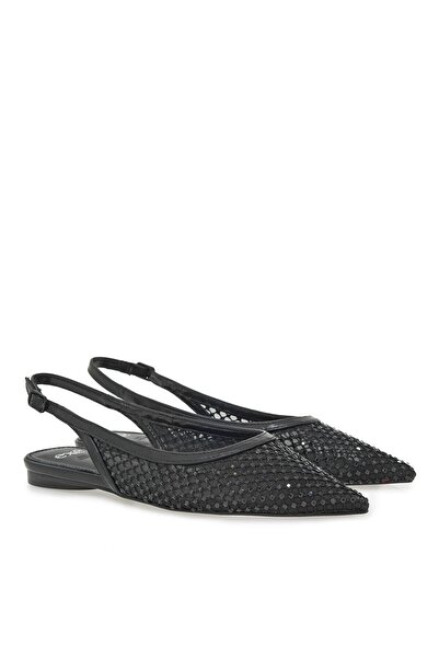 Exe Shoes Γυναικεία Παπούτσια SLINGBACK Mules 700-222 Μαύρο Στράς U47002221171