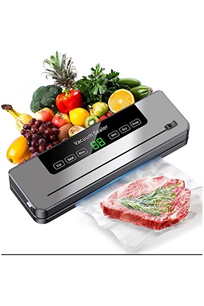 Trendily Aparat de vidare alimente, 120W, 60kpa, 5 funcții, Panou tactil, Bar...