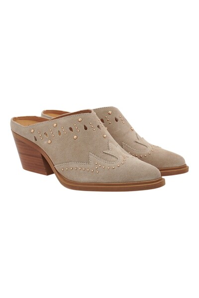 Exe CARLA CORTEZ Γυναικεία Παπούτσια Mules 16W-903 Μπέζ Καστόρι W416W9033585