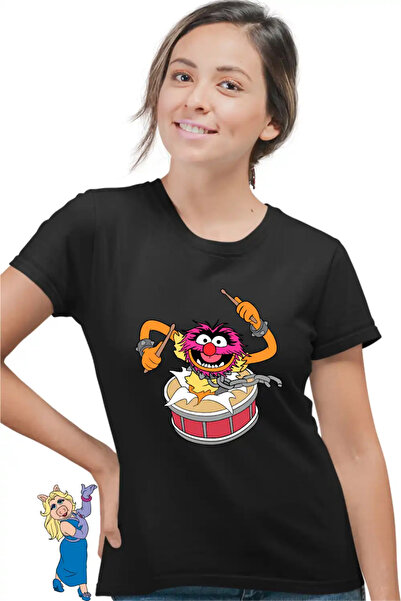 OEM Tricou Femei The Muppets Animal Drummer