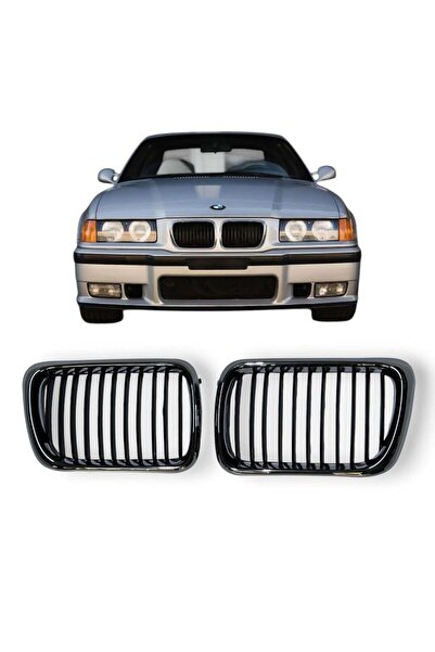 Bmw 3 Serisi E36 Ön Panjur Seti Krom Çerçeve 1997-1999