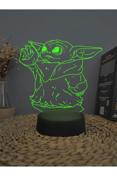 Yubi Design Baby Yoda , Star Wars - Pilli & Type-C Dekoratif Hediye Lamba