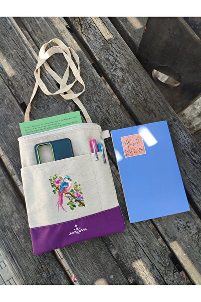 JANJAN Kitap Çantası,Kitap Kılıfı,Askılı Kitap Çantası,Tablet Çantası,Ebook Ç...