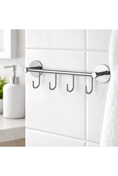 ÇELİK BANYO PI10-004 - PIRIL 4'LÜ ASKILIK (YAPIŞKANLI)