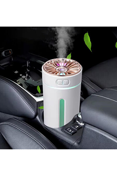 Sensoria Oto Koku Makinesi Araç Ultrasonik Hava Nemlendirici Aroma Difizörü Humidifier Şarjlı Buhardanlık Led Işıklı Şarjlı