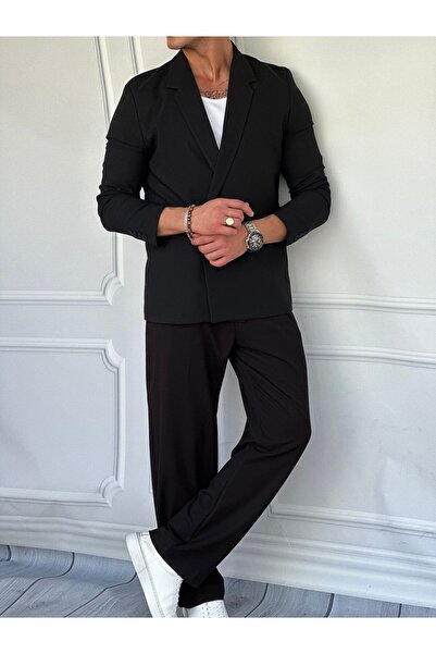 MODEFENDİ 2 Button Detailed Oversize Cut Baggy Suit