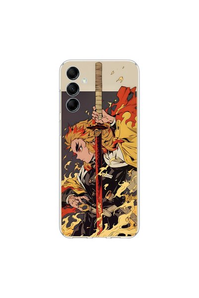 PPKin Samsung Galaxy M14 Compatible Anime 4/3 Design Transparent Case