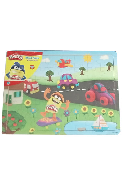 Woody Play-Doh 48 Parça Ahşap Puzzle Yapboz Pazıl